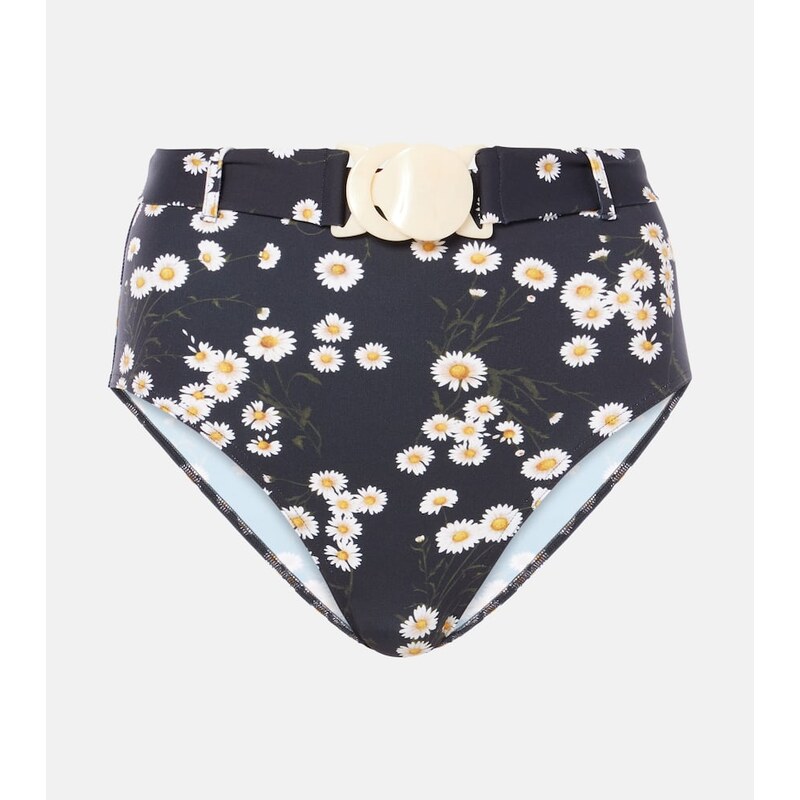Eres Discret floral high-rise bikini bottoms