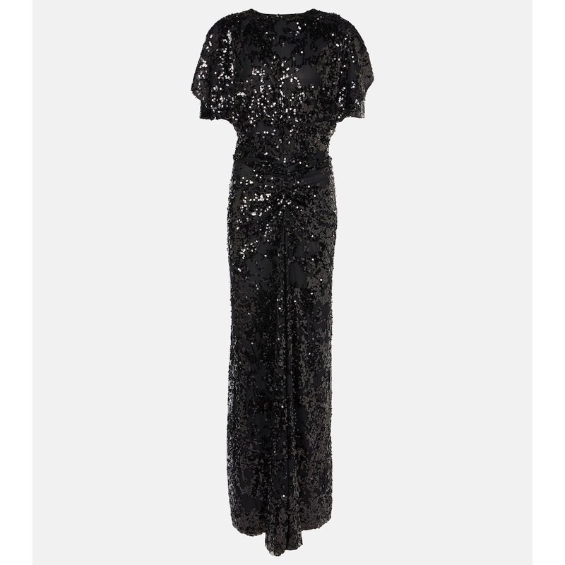 Victoria Beckham Sequined gathered gown