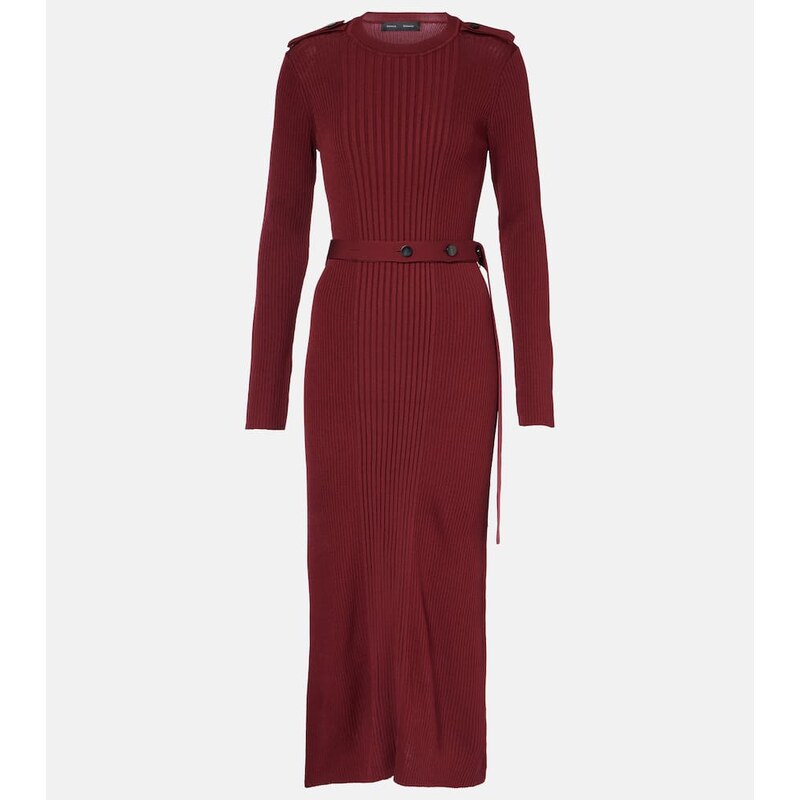 Proenza Schouler Lauryn ribbed-knit midi dress