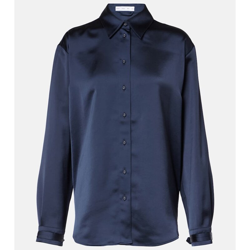 Proenza Schouler White Label Raven satin shirt