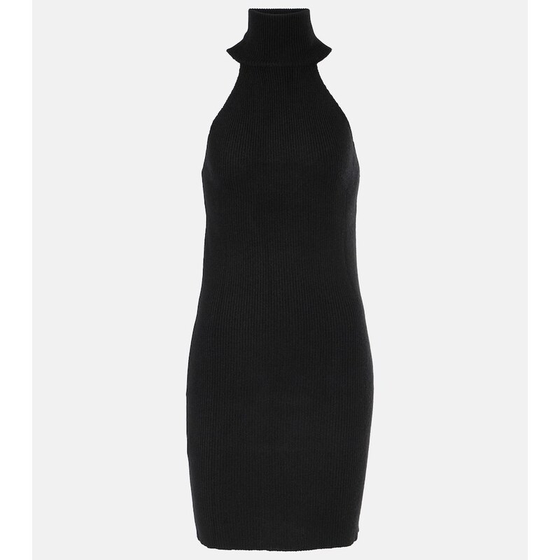 Lisa Yang Carmen ribbed-knit cashmere minidress