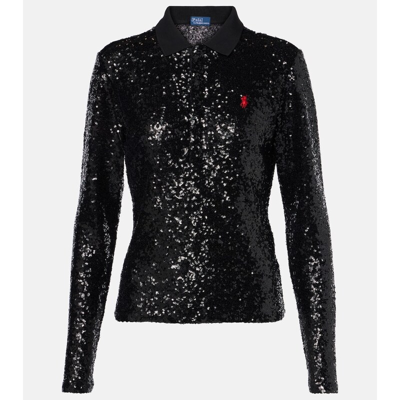 Polo Ralph Lauren Sequined polo shirt