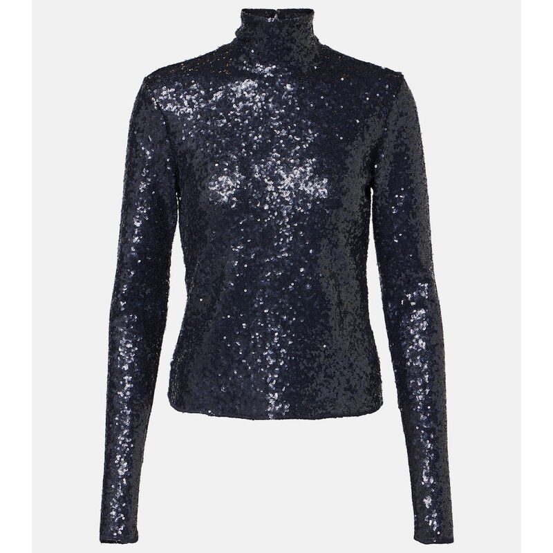 Polo Ralph Lauren Sequined turtleneck top