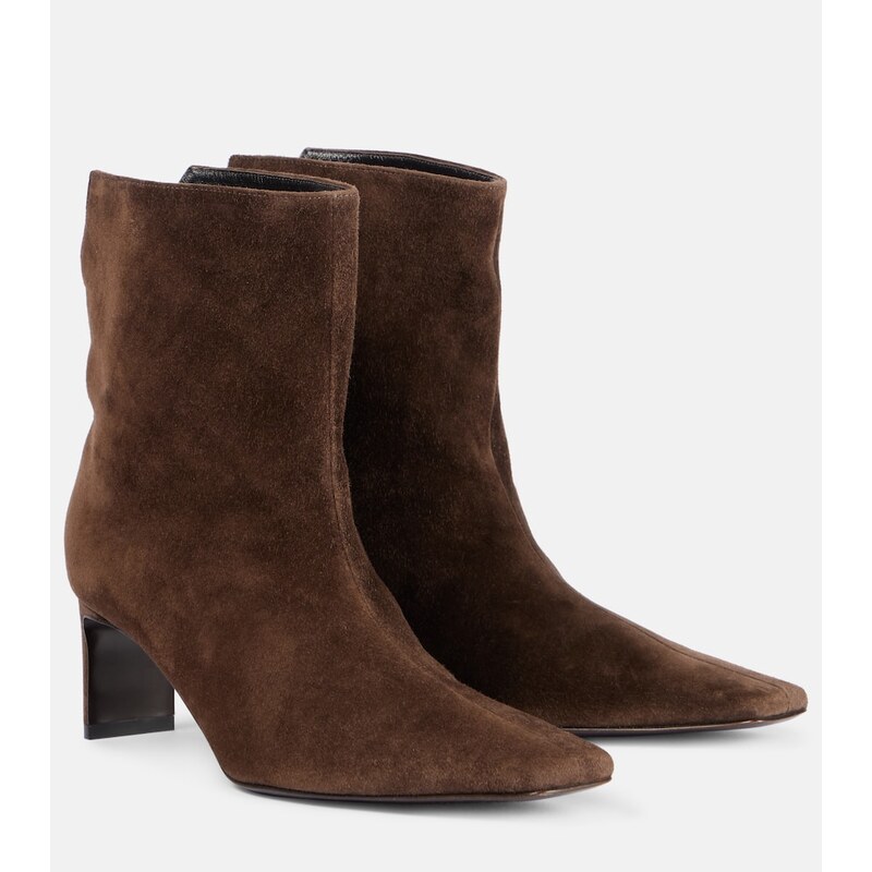 Khaite Ona 55 suede ankle boots