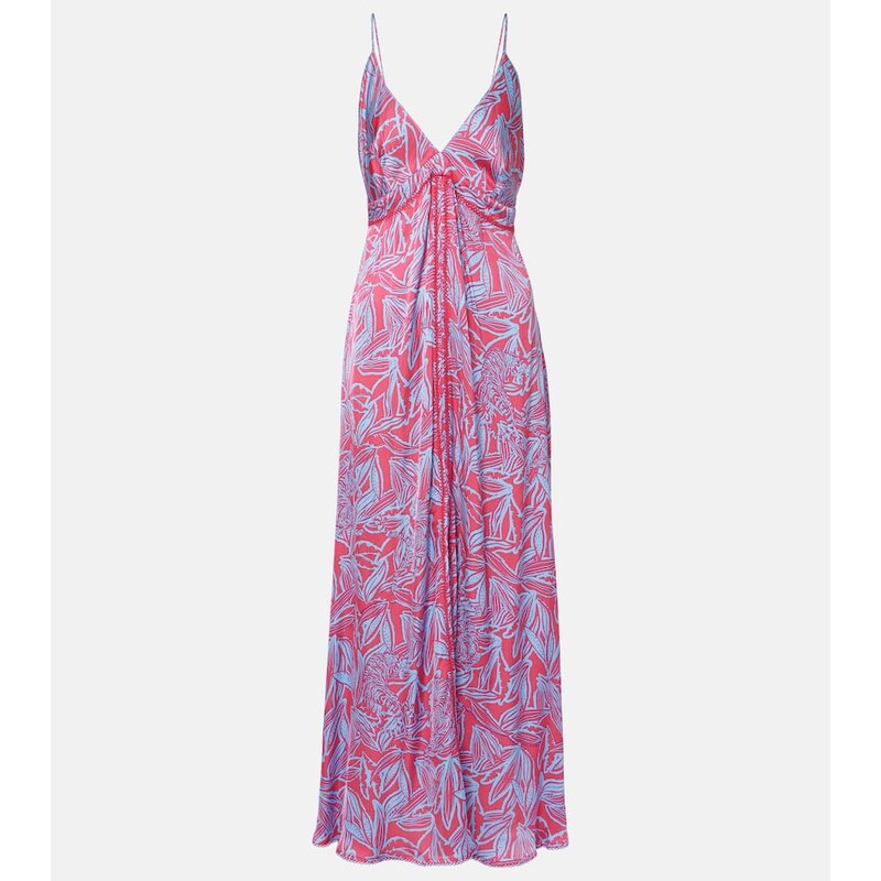 Poupette St Barth Denise printed maxi dress