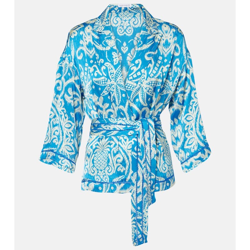Poupette St Barth Clea printed jacket