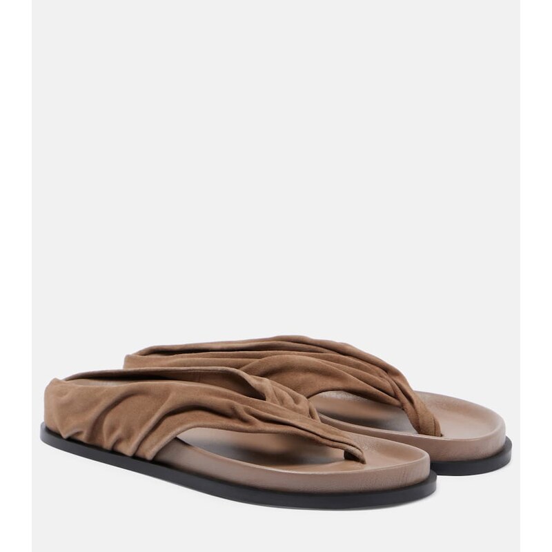A.Emery Shaw suede thong sandals