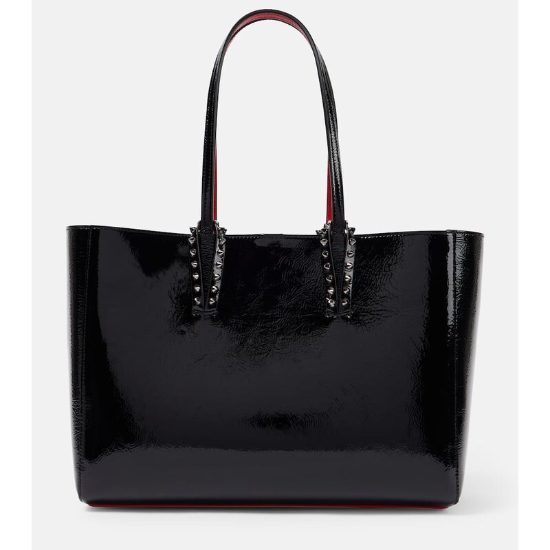 Christian Louboutin Cabata Small patent leather tote bag