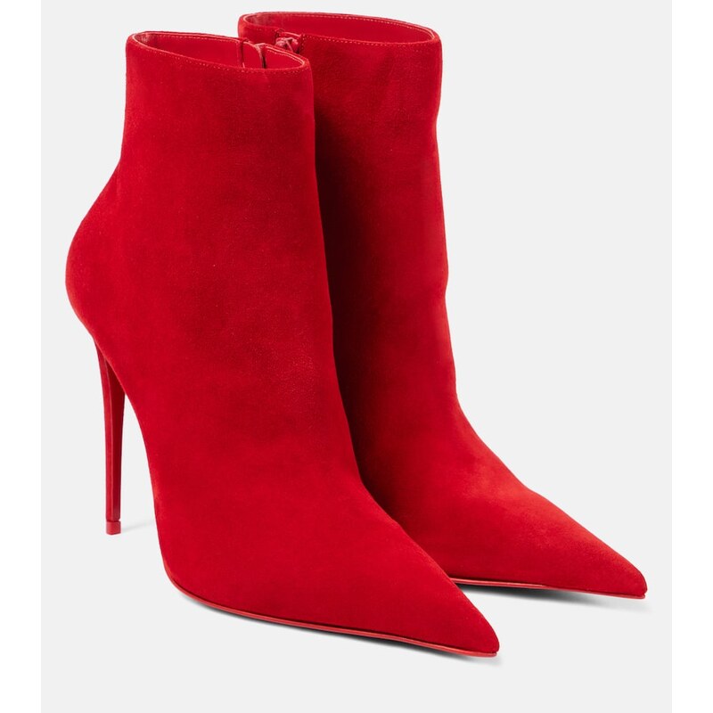 Christian Louboutin Kate Max 100 suede ankle boots