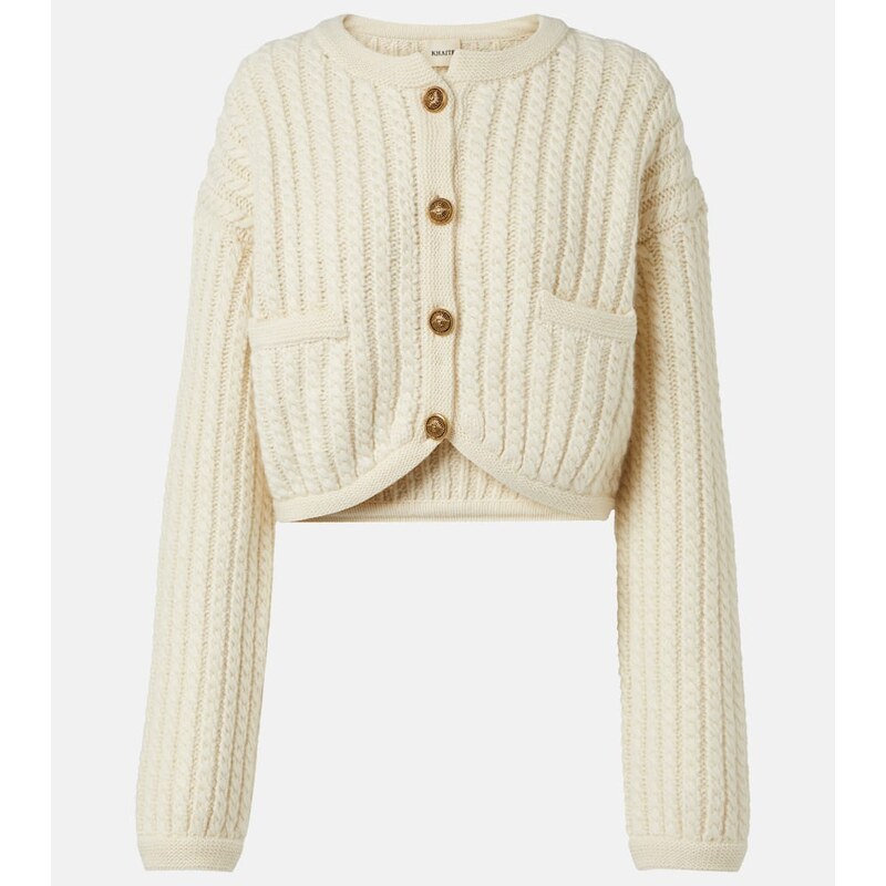 Khaite Balser cashmere and mohair cardigan