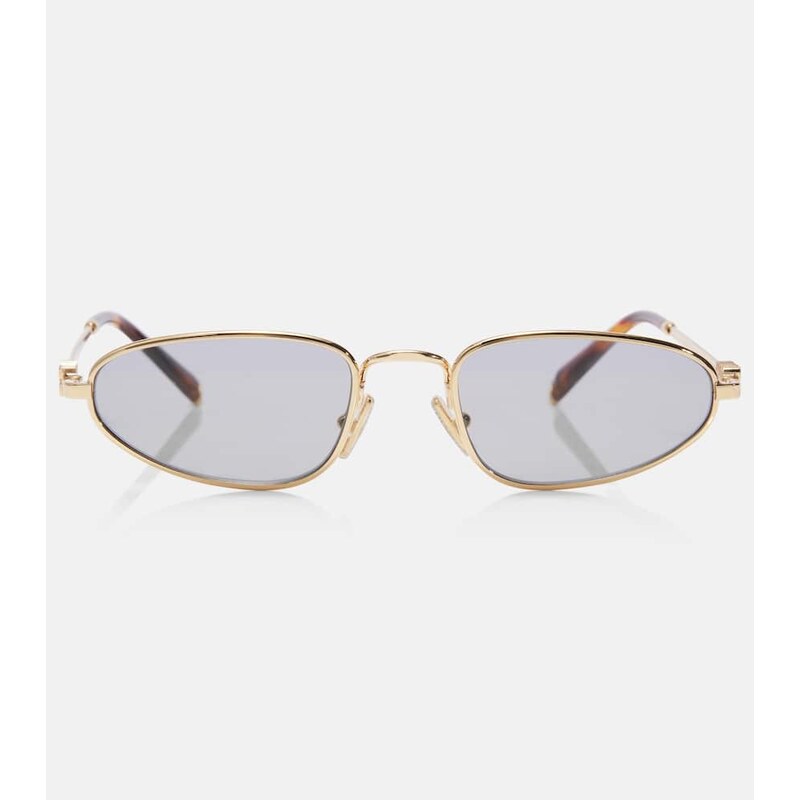 Miu Miu Logo oval sunglasses