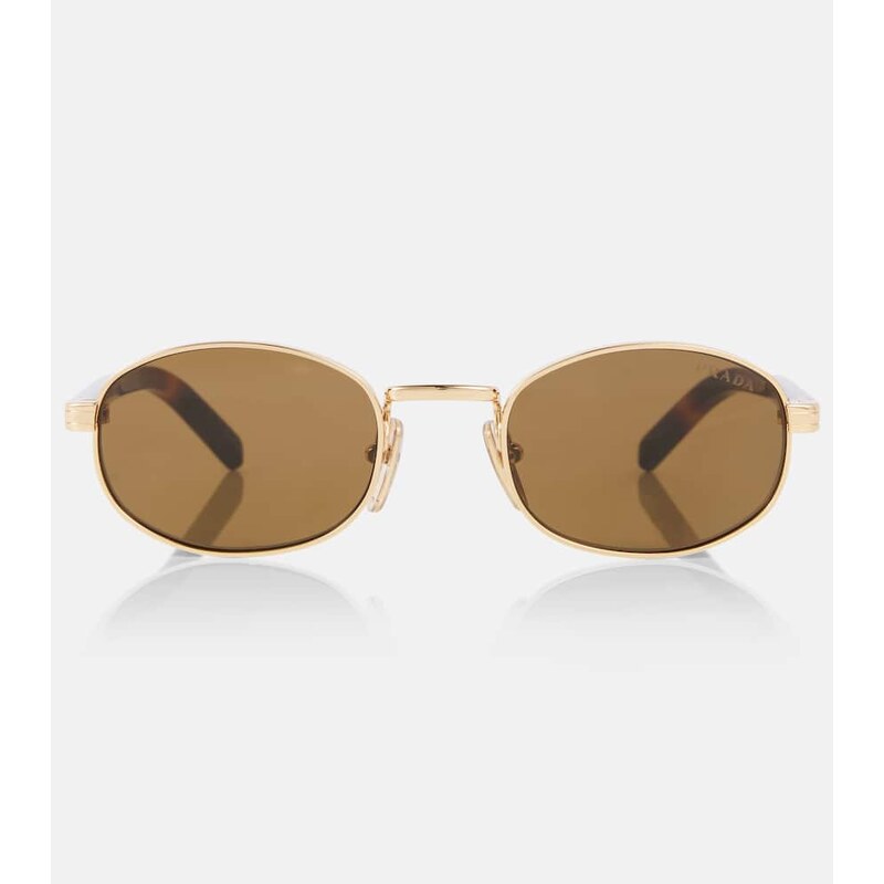 Prada Iconic Plaque round sunglasses