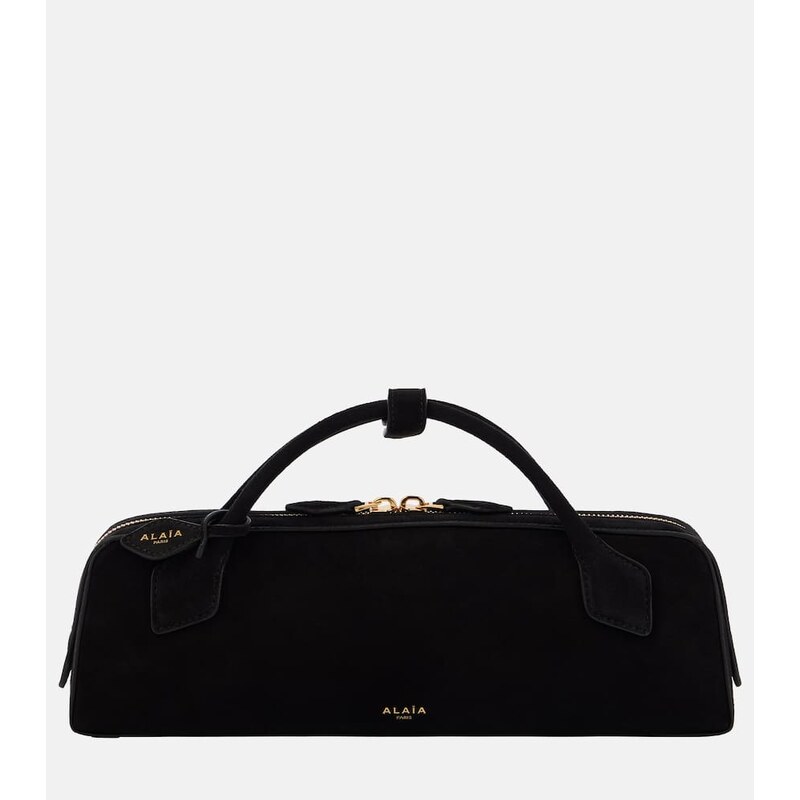 Alaïa Le Teckel suede clutch