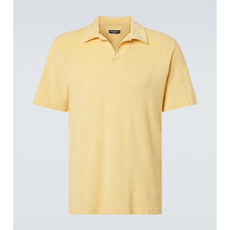 Frescobol Carioca Faustino cotton terry polo shirt