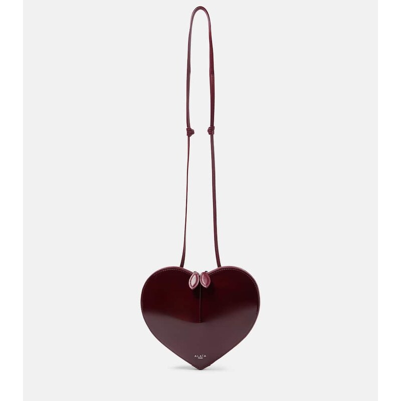 Alaïa Le Cœur patent leather crossbody bag