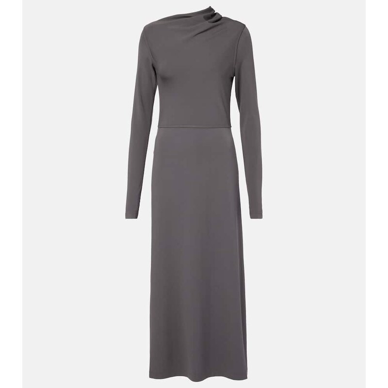 Toteme Draped jersey midi dress