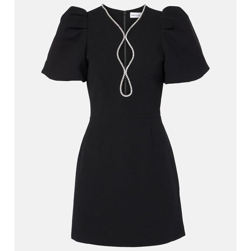 Rebecca Vallance Estella embellished crÃªpe minidress