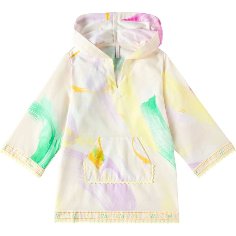 Zimmermann Kids Everley cotton beach cover-up