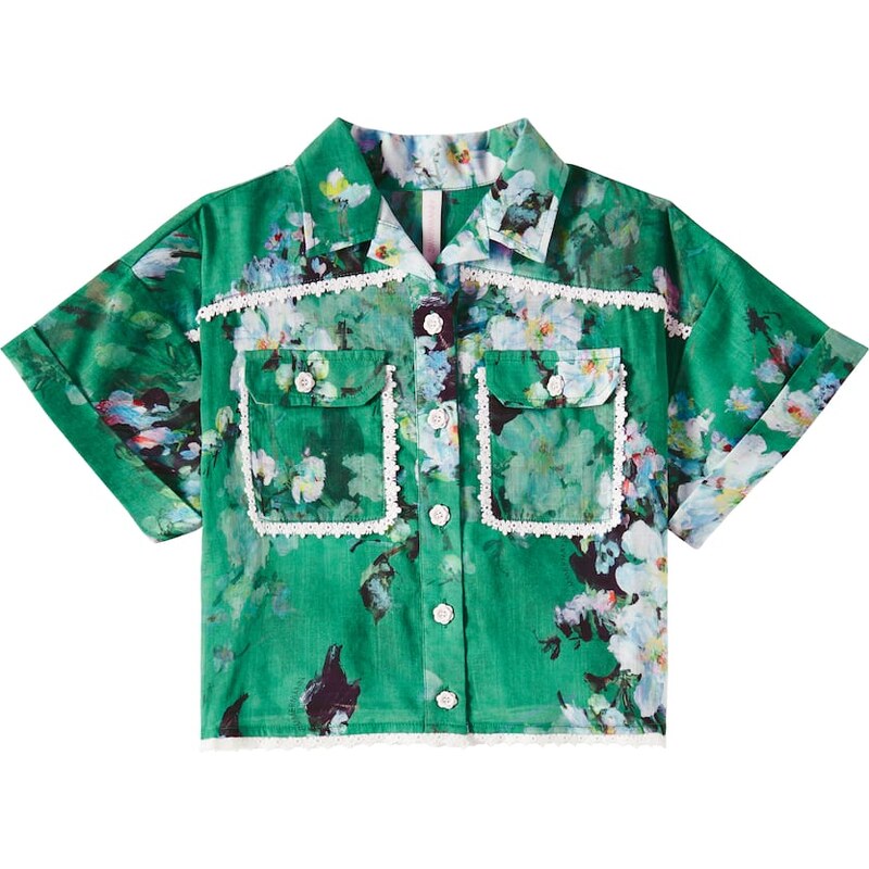 Zimmermann Kids Everley cotton shirt
