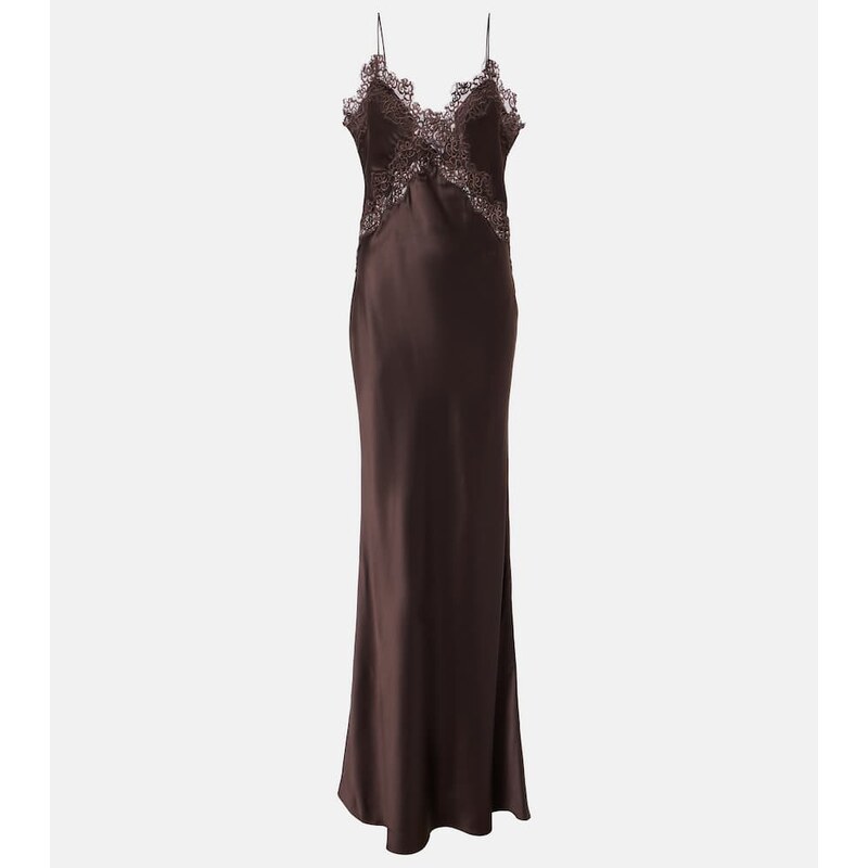 Rebecca Vallance Allegra silk maxi dress