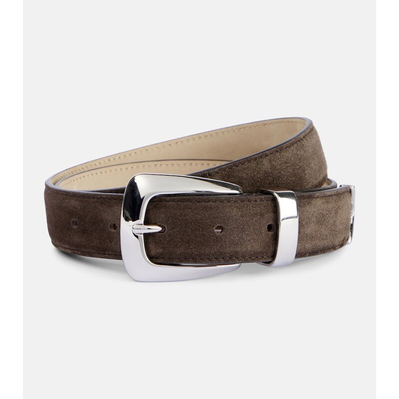 Khaite Benny suede belt