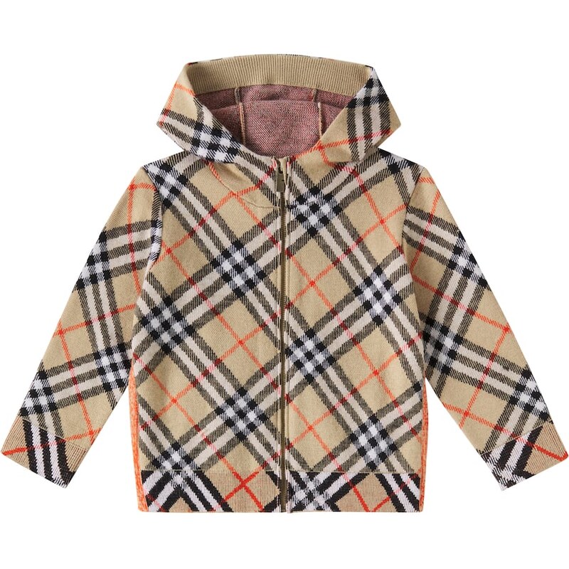 Burberry Kids Burberry Check wool jacket