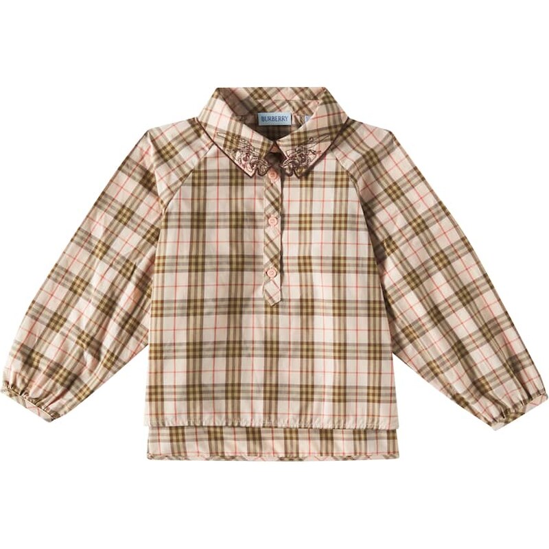Burberry Kids Burberry Check cotton blouse