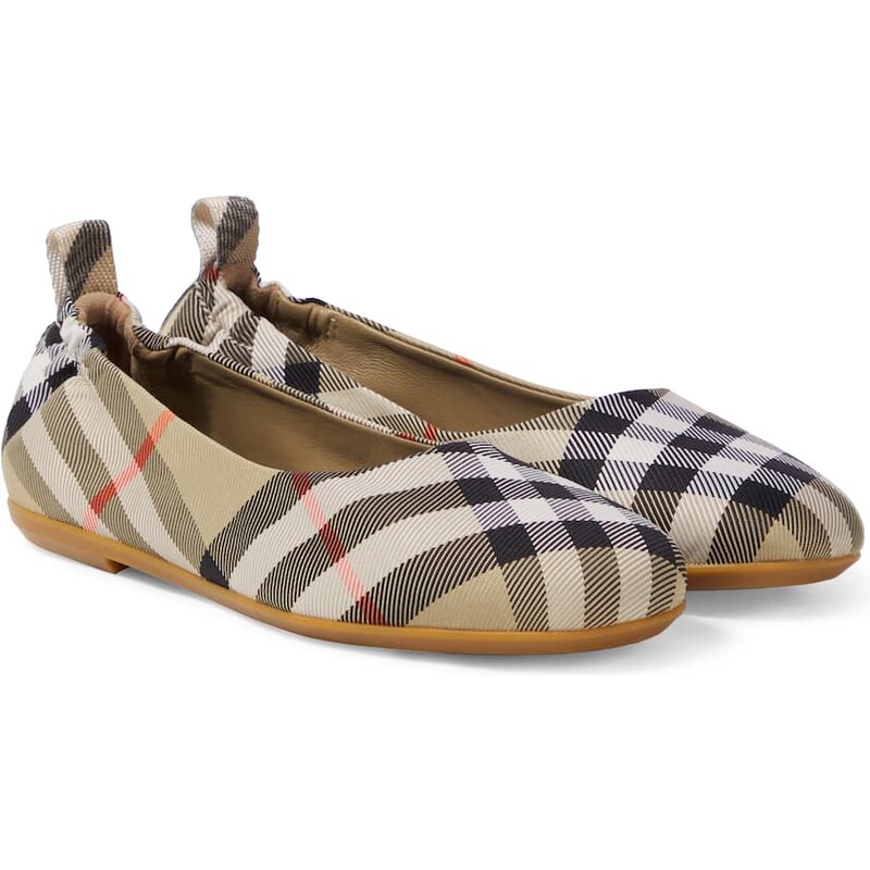 Burberry Kids Burberry Check ballet flats