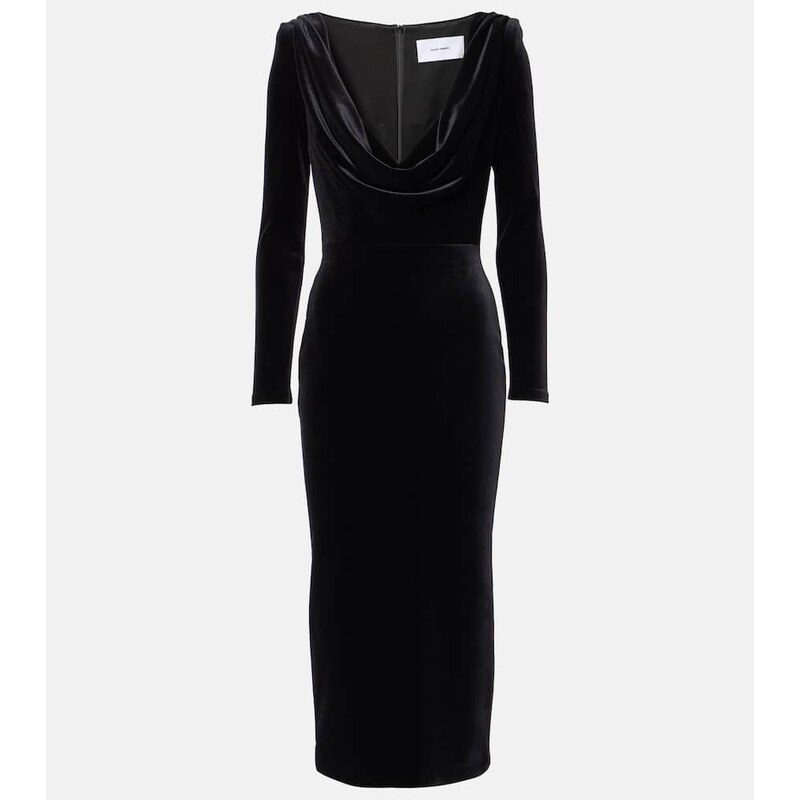 Alex Perry Velvet corset dress