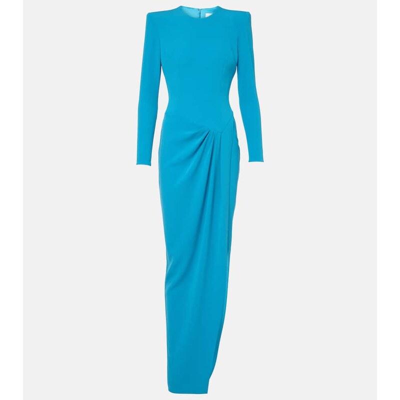 Alex Perry Draped asymmetric crÃªpe gown