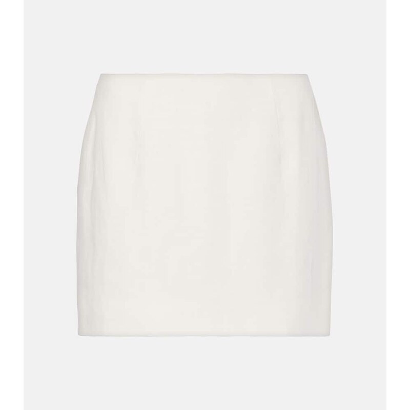 Faithfull Jane linen miniskirt