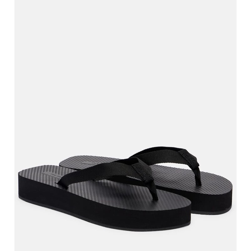 The Row Dune platform thong sandals