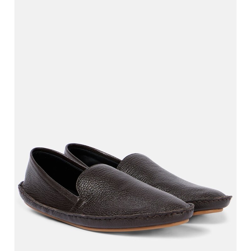 The Row Vasko leather loafers
