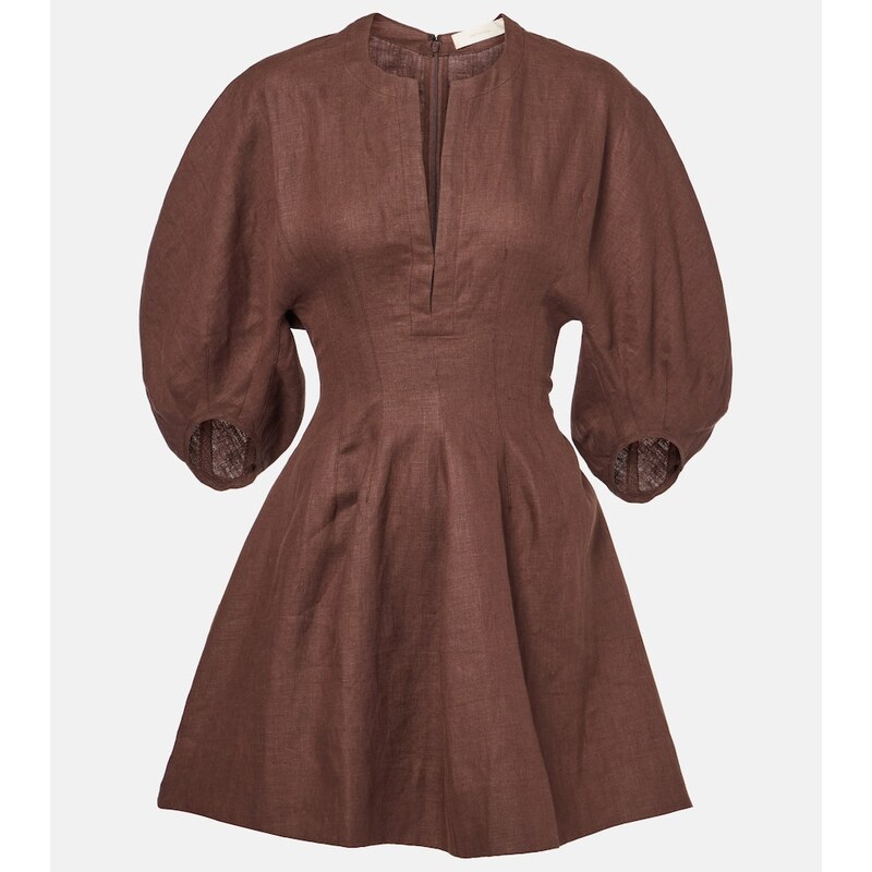 Faithfull Poet linen minidress