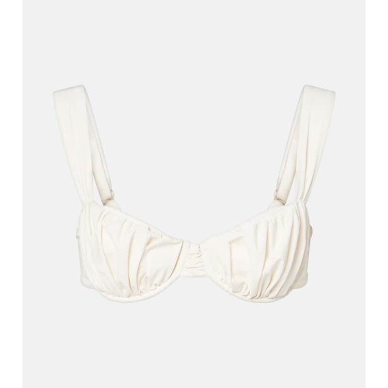 Faithfull Emily ruched bikini top
