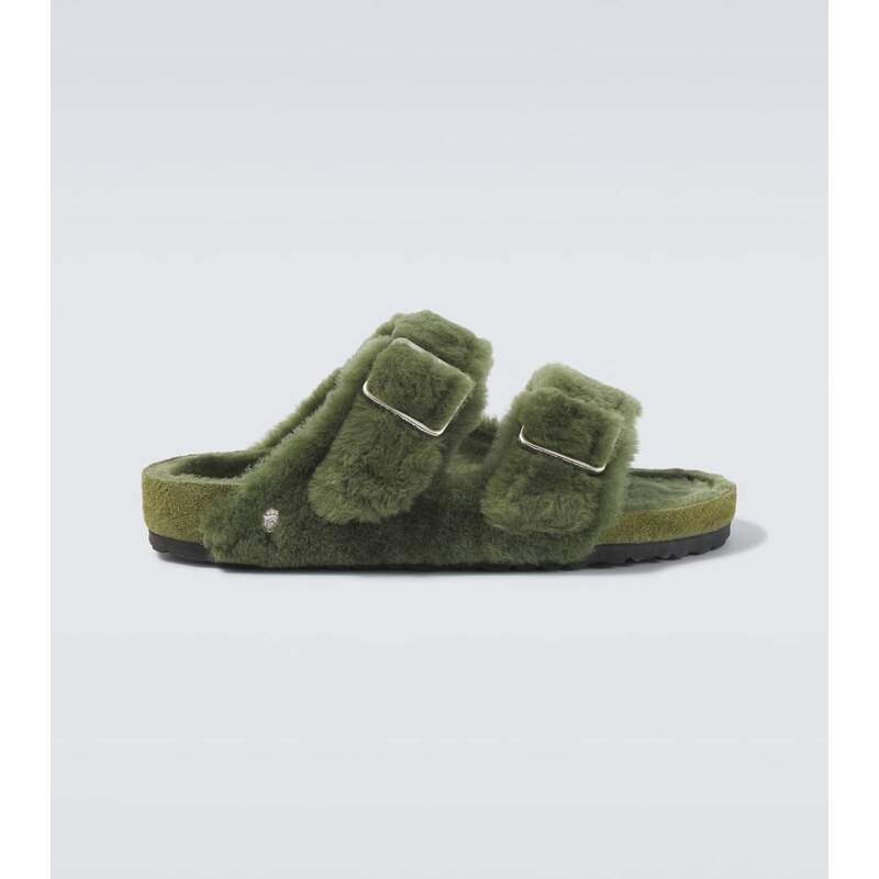 Birkenstock 1774 Arizona 1774 shearling-lined suede sandals