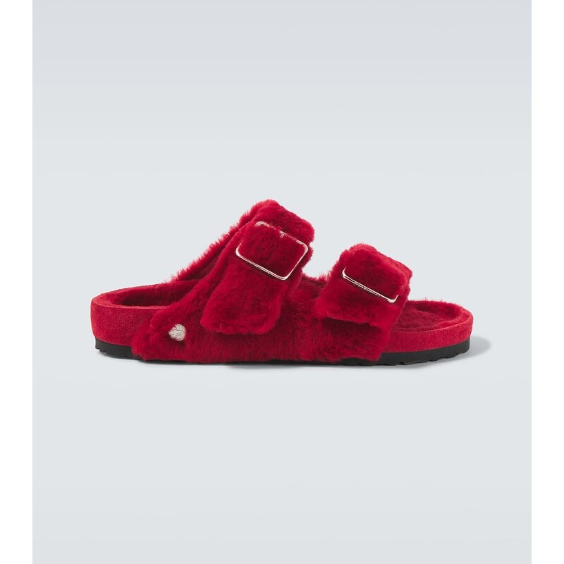 Birkenstock 1774 Arizona 1774 shearling-lined suede sandals