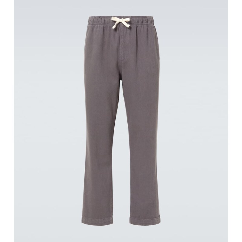 Frame Cotton straight pants
