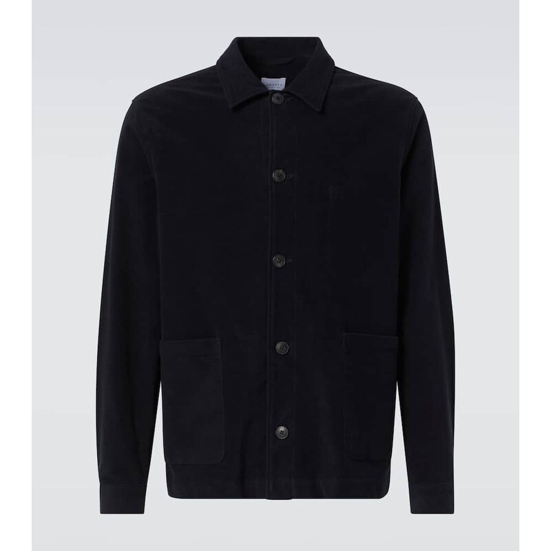 Sunspel Cotton moleskin overshirt