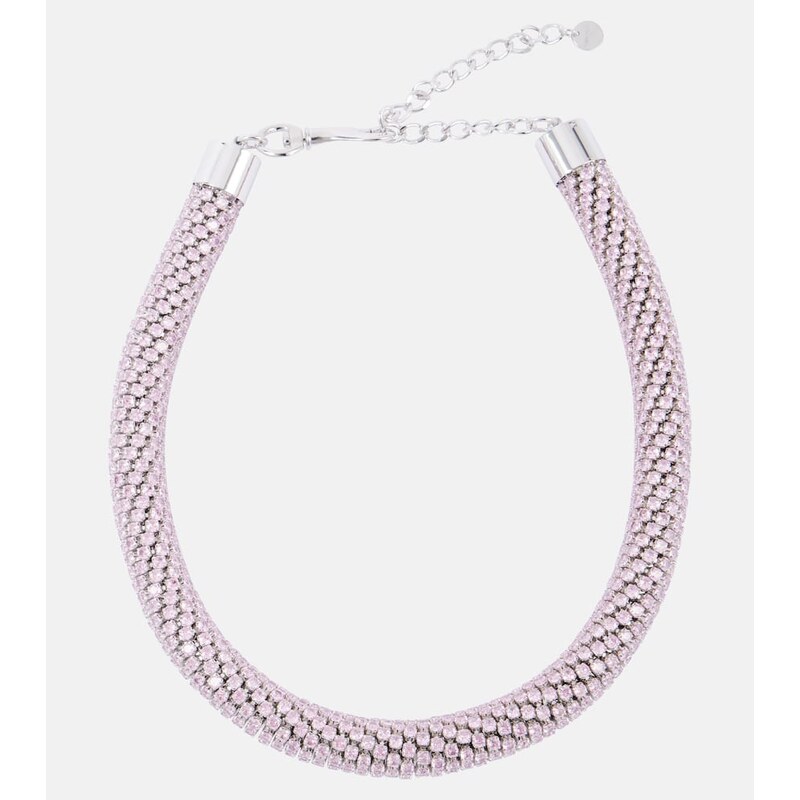 Self-Portrait Crystal-embellished choker