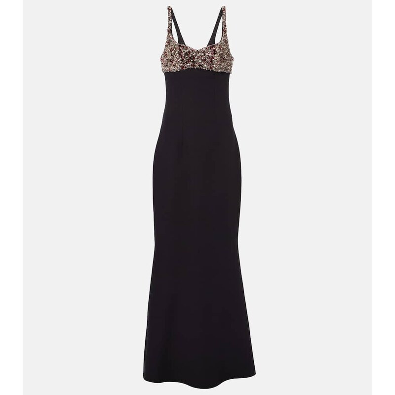 Safiyaa Crystal-embellished gown