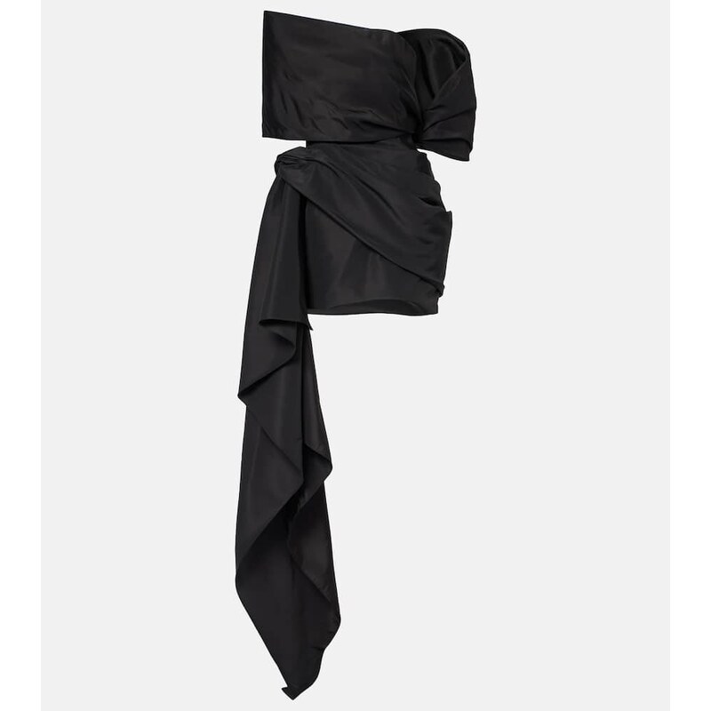 Oscar de la Renta Asymmetric mini dress