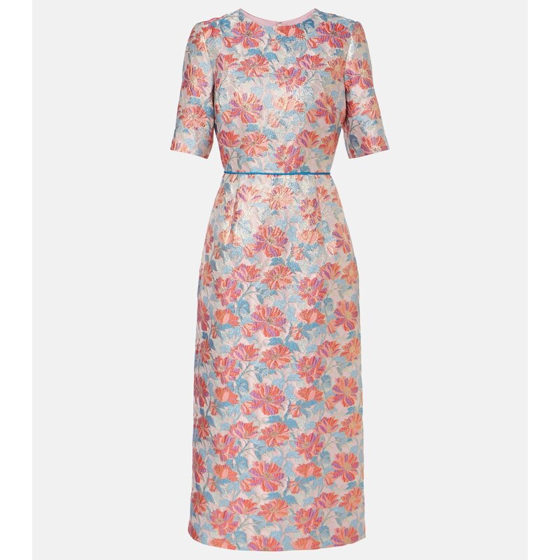 Markarian Metallic brocade cocktail dress