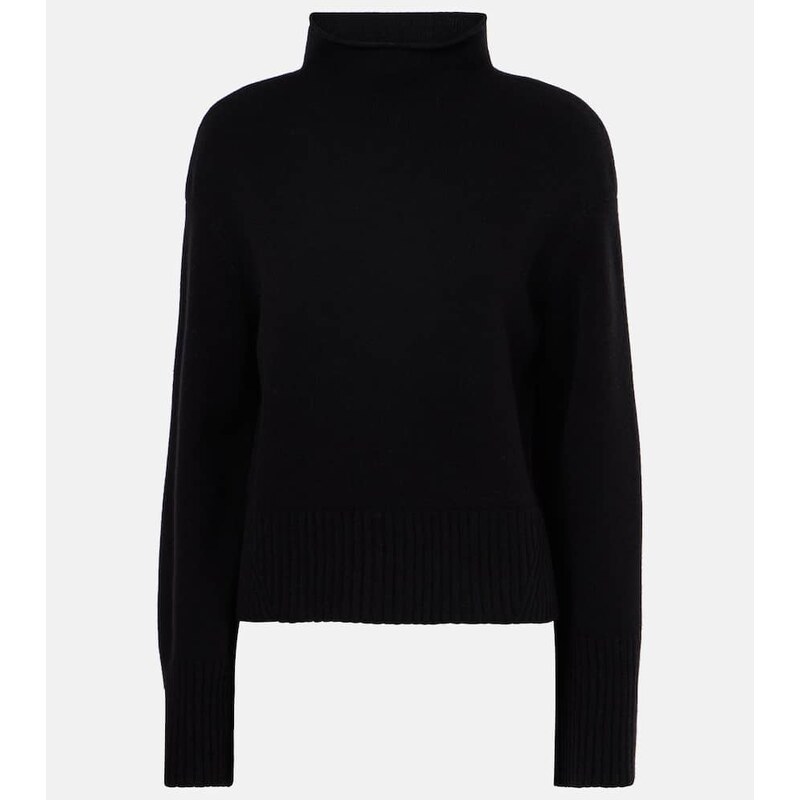 Fforme Julie cropped wool and cashmere sweater