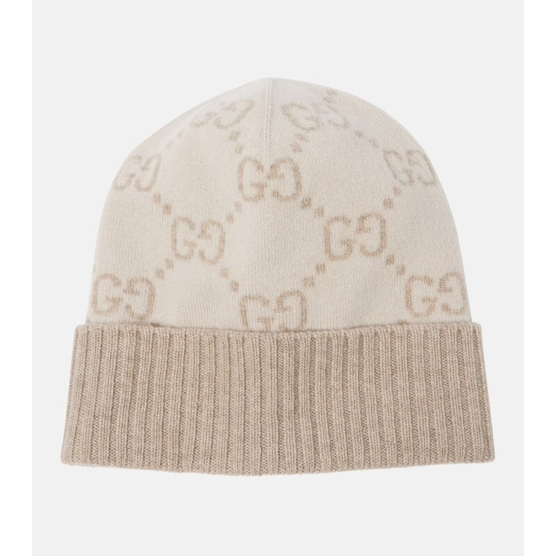 Gucci GG cashmere jacquard beanie