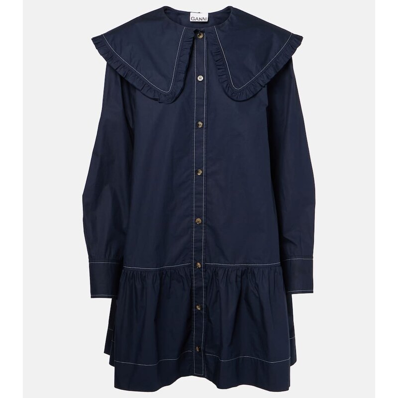 Ganni Cotton shirt dress