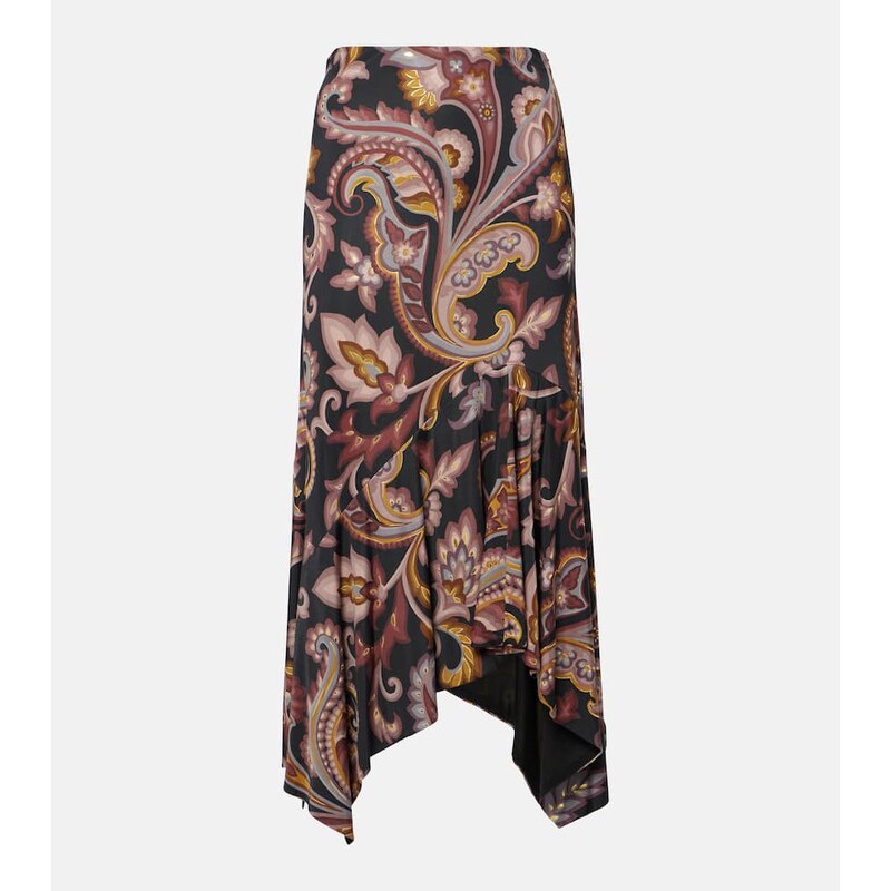 Etro Paisley jersey maxi skirt