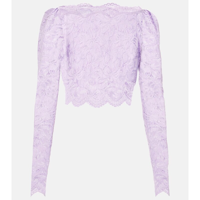 Rabanne Floral lace top