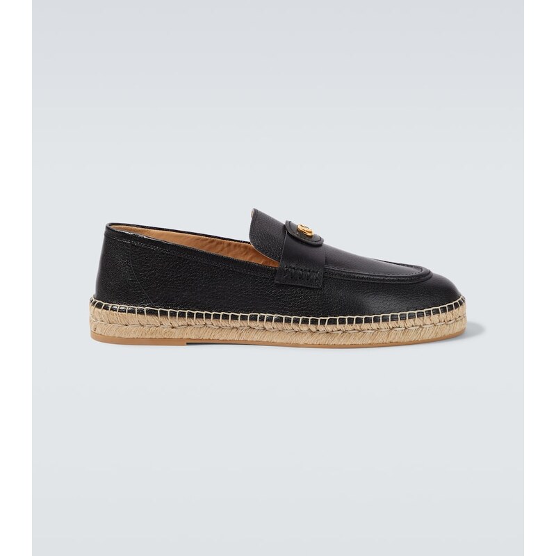 Valentino Garavani VLogo leather espadrilles