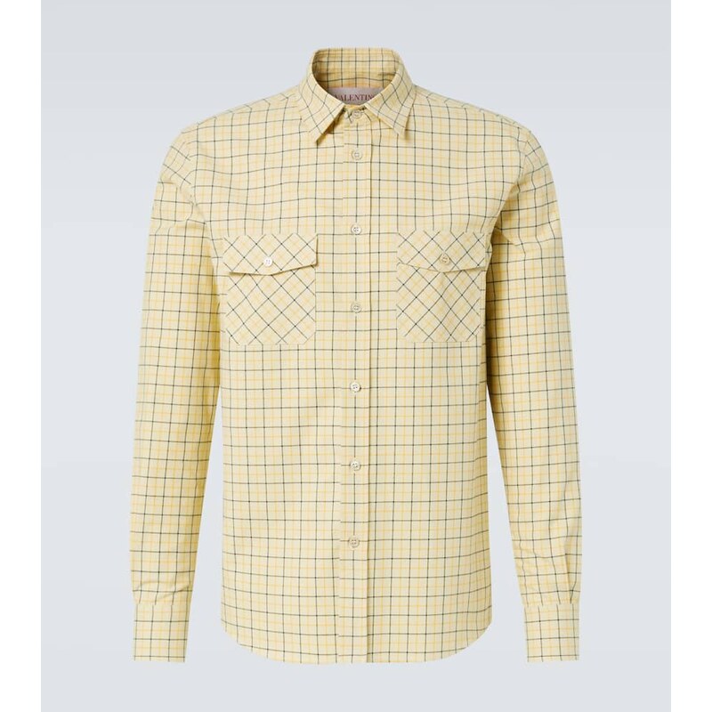 Valentino Checked cotton shirt